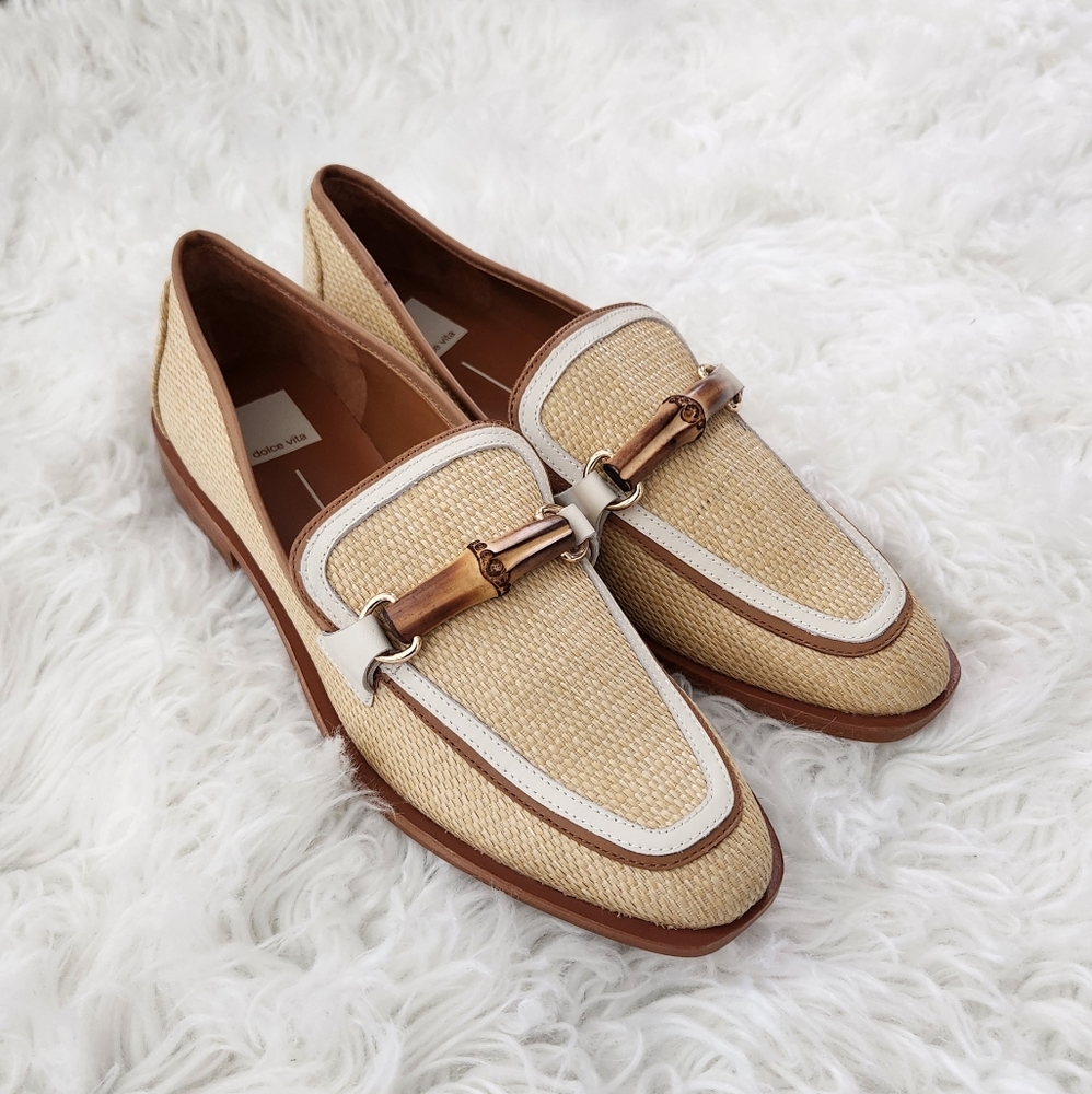 Dolce Vita Tan and Cream Loafers